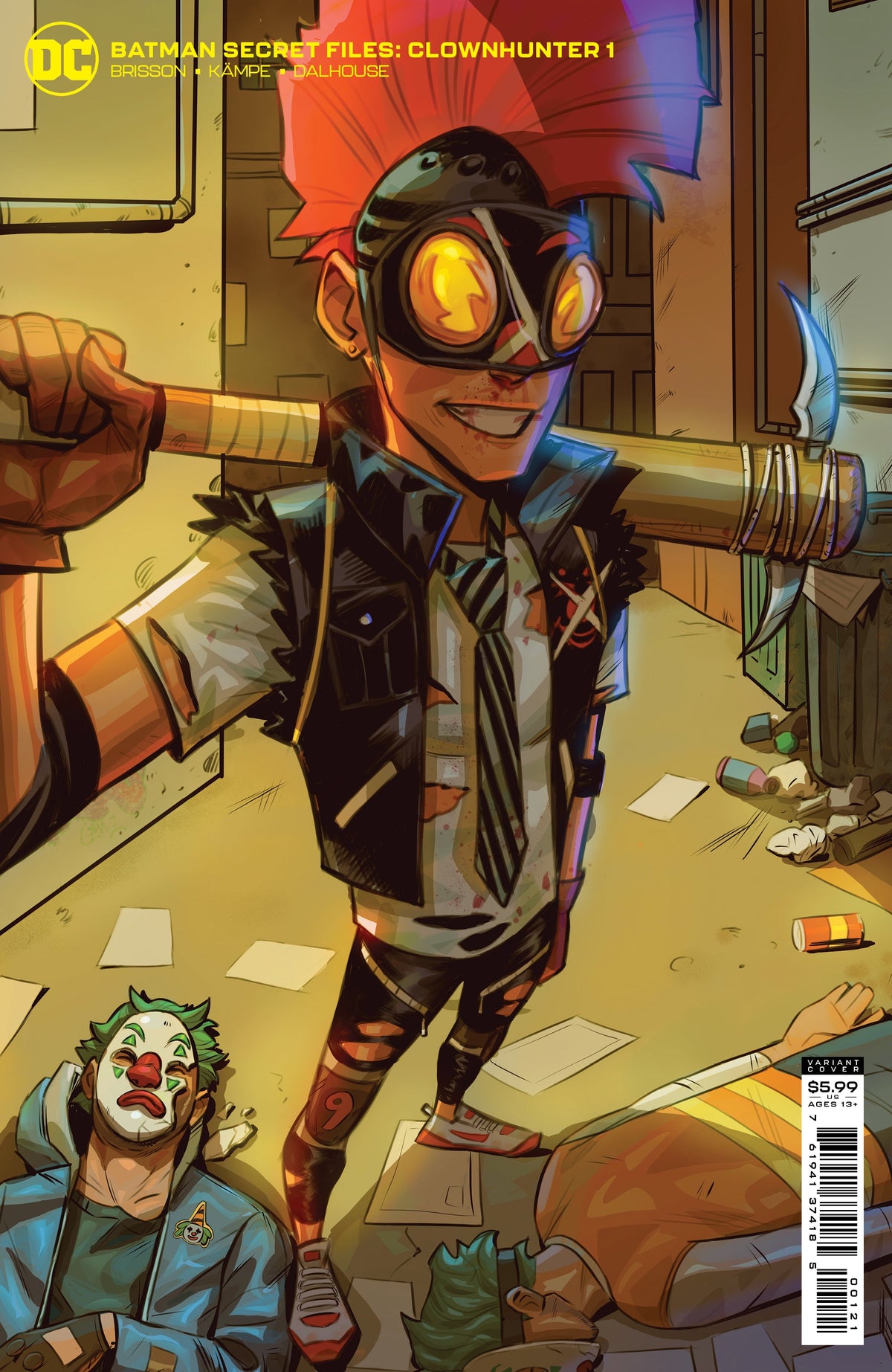 BATMAN SECRET FILES CLOWNHUNTER #1 (ONE SHOT) CVR B KOFI OFOSU CARD STOCK VAR (08/18/2021)