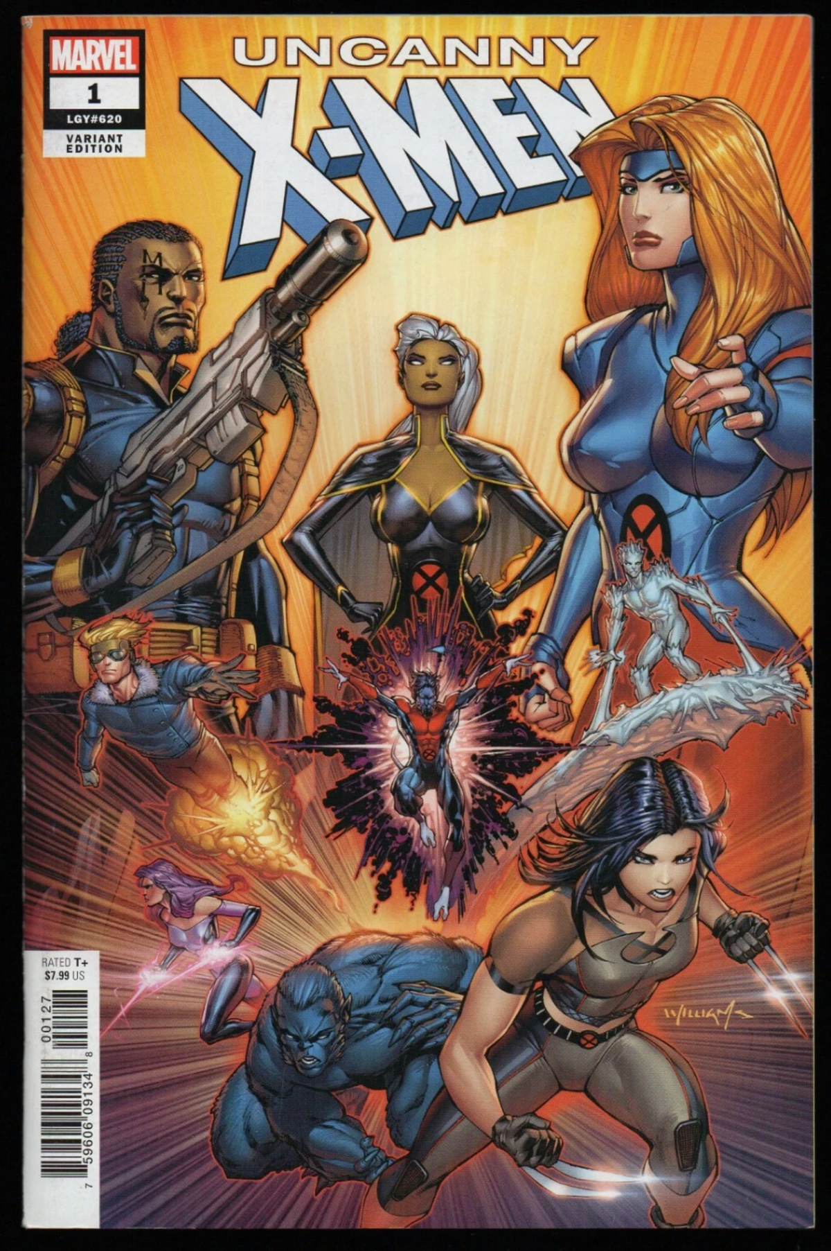 UNCANNY X-MEN #1 WILLIAMS VAR 11/14/2018