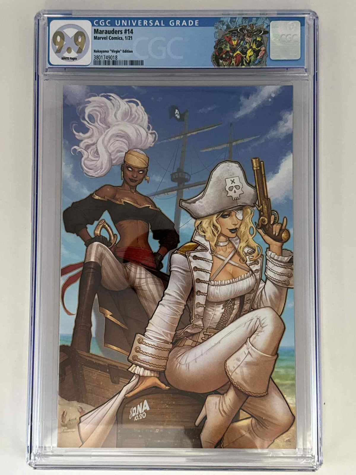 Marauders #14 CGC 9.9 Blue Label Nakayama Exclusive Virgin Var