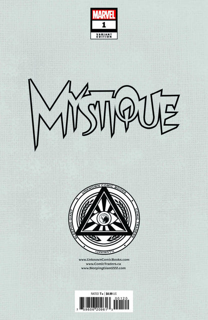 [Signed by Kaare Andrews] MYSTIQUE #1 UNKNOWN COMICS KAARE ANDREWS VIRGIN CONNECTING COVER EXCLUSIVE VAR [IN STOCK]