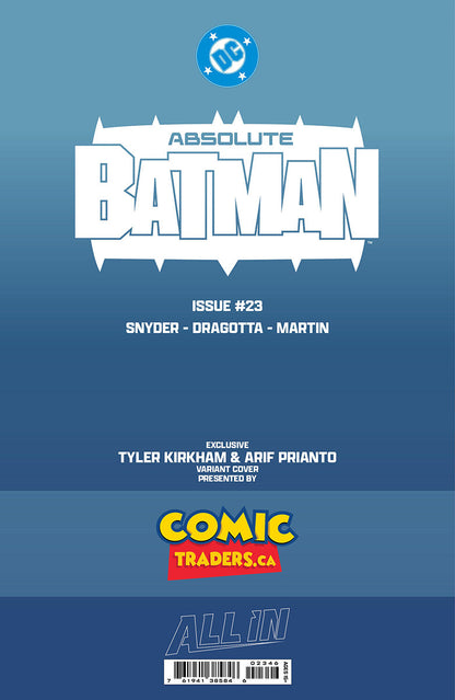 [FOIL] ABSOLUTE BATMAN #23 TYLER KIRKHAM CLAYFACE BATTLE DAMAGED EXCLUSIVE VIRGIN VAR (08/12/2026)