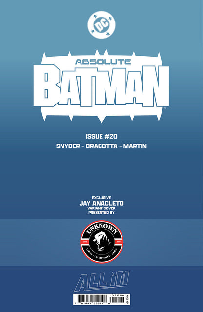 [FOIL] ABSOLUTE BATMAN #20 EXCLUSIVE BONUS JAY ANACLETO EXCLUSIVE VIRGIN VAR (05/13/2026)