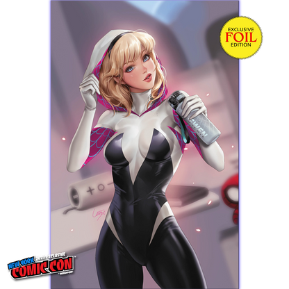 [Foil] Amazing Spider-Man #32 [G.O.D.S.] Unknown Comics Leirix Exclusive NYCC Foil Virgin Var (10/18/2023)