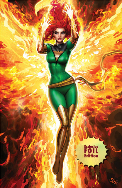 [Signed by Nathan Szerdy] [FOIL] PHOENIX #1 UNKNOWN COMICS NATHAN SZERDY VIRGIN EXCLUSIVE SDCC 2024 VAR [IN STOCK]