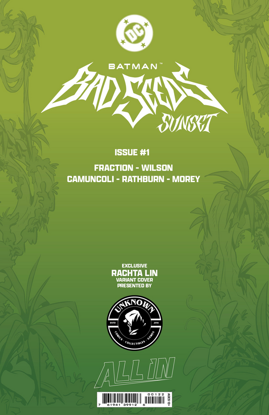 BATMAN BAD SEEDS SUNSET #1 RACHTA LIN EXCLUSIVE VIRGIN VAR (08/26/2026)(09/02/2026)