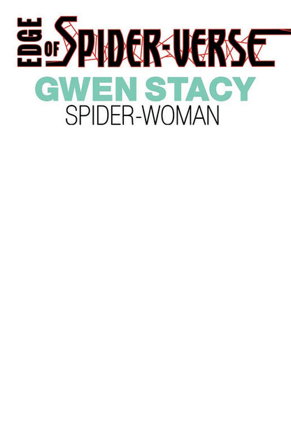 Edge Of Spider-Verse 2 Facsimile Unknown Comics Blank Exclusive Var (02/09/2022)