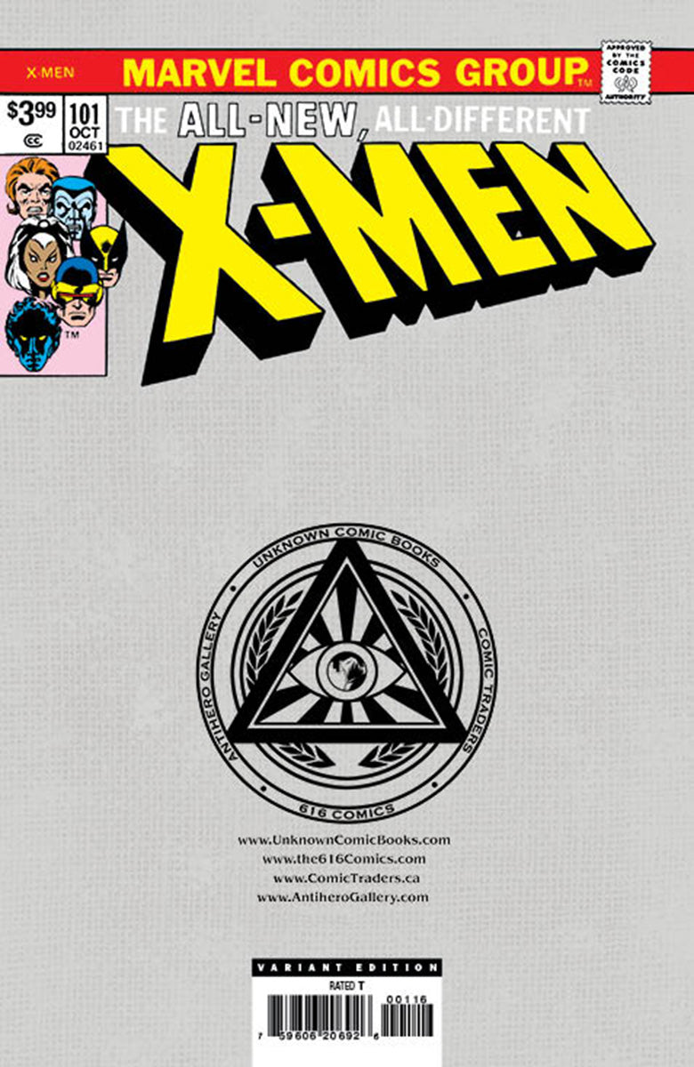 [Signed by Nathan Szerdy] X-MEN #101 FACSIMILE EDITION UNKNOWN COMICS NATHAN SZERDY EXCLUSIVE RED VIRGIN CONVENTION VAR [IN STOCK]