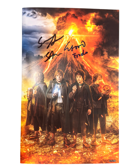Fan Expo Chicago Lord of the Rings Exclusive Signed by Elijah Wood & Sean Astin