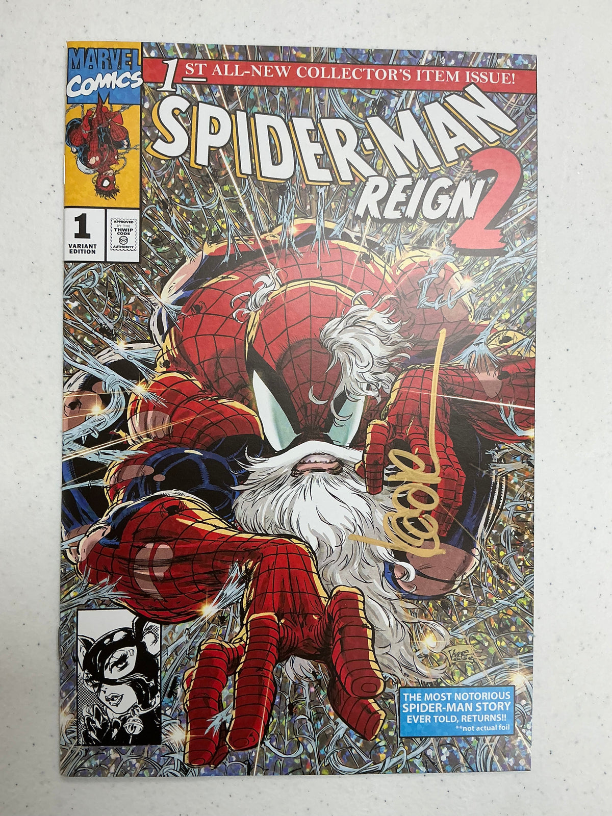 [Signed by Kaare Andrews] Spider-Man Reign 2 #1 Kaare Andrews Exclusive Old Man Var [IN STOCK]