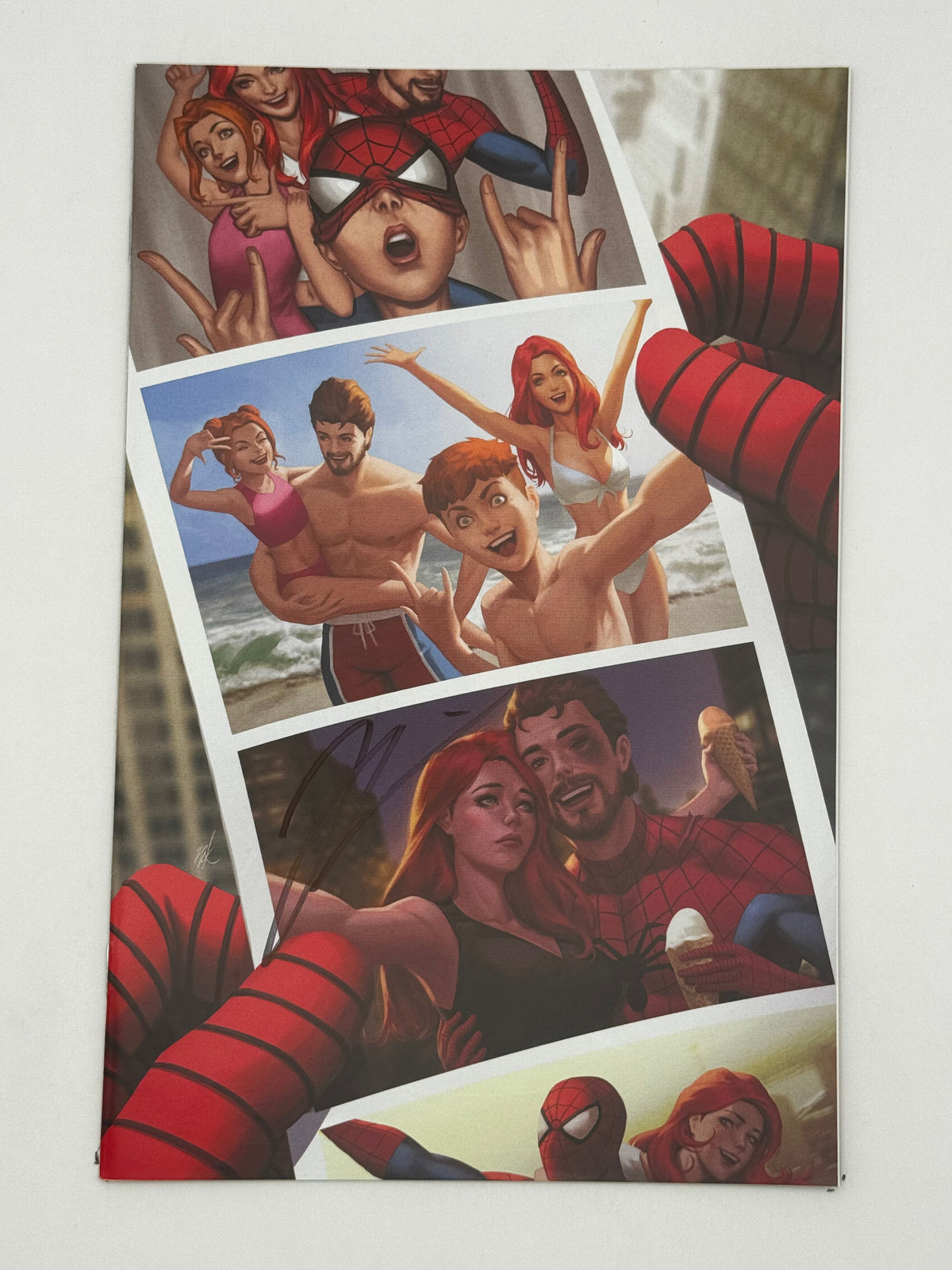 [Signed by Hickman] Ultimate Spider-Man #8 Virgin Unknown Comics Ejikure Exclusive Var [INST]