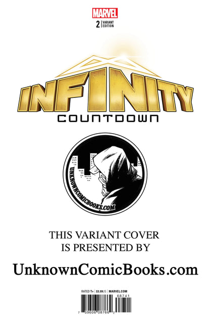 Infinity Countdown #2 (Of 5) Unknown Comic Books Granov Exclusive VIRGIN VAR 4/18/2018