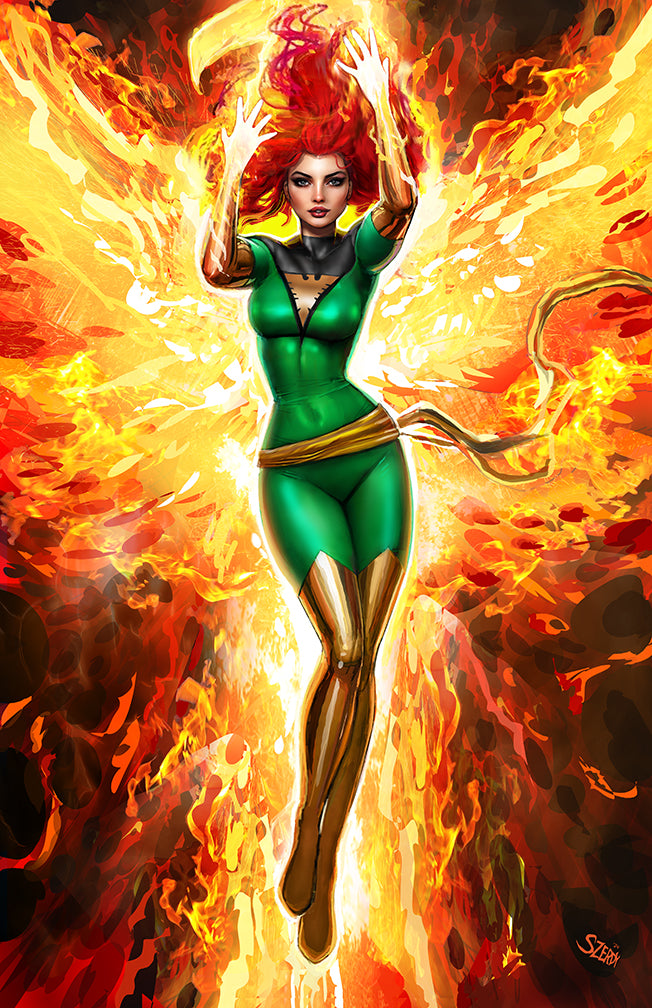 [Signed by Nathan Szerdy] PHOENIX #1 UNKNOWN COMICS NATHAN SZERDY VIRGIN VAR [IN STOCK]