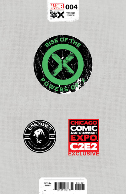 [Signed by Kaare Andrews] RISE OF THE POWERS OF X #4 UNKNOWN COMICS KAARE ANDREWS EXCLUSIVE VIRGIN C2E2 VAR [FHX] [IN STOCK]