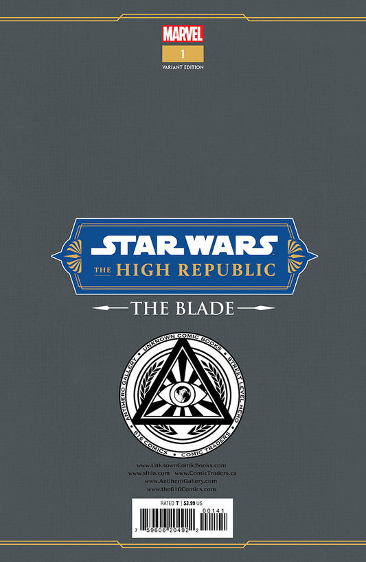Star Wars: The High Republic - The Blade #1 Unknown Comics Paolo Villanelli Exclusive Virgin Var (11/23/2022) (01/11/2023)