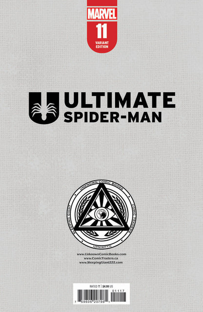[Signed by Kaare Andrews] ULTIMATE SPIDER-MAN #11 UNKNOWN COMICS KAARE ANDREWS EXCLUSIVE VIRGIN VAR