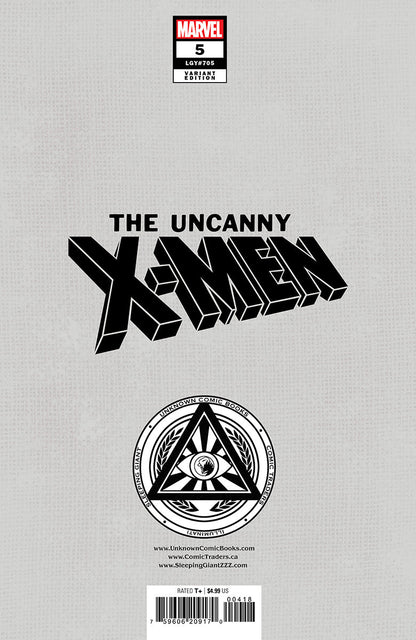 [Signed by Tyler Kirkham] UNCANNY X-MEN #5 Kirkham Unknown Tyler Kirkham Exclusive Var