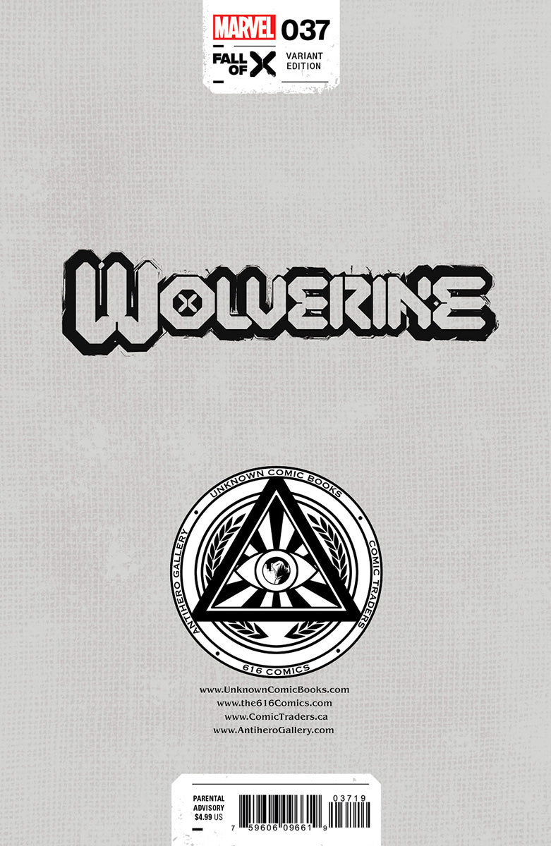 [Signed by David Nakayama] WOLVERINE #37 [FALL] UNKNOWN COMICS DAVID NAKAYAMA HELLFIRE EXCLUSIVE VAR