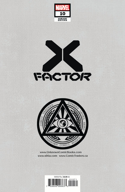 X-Factor #10 Unknown Comics Creees Exclusive Spoiler Virgin Var Gala (06/30/2021)